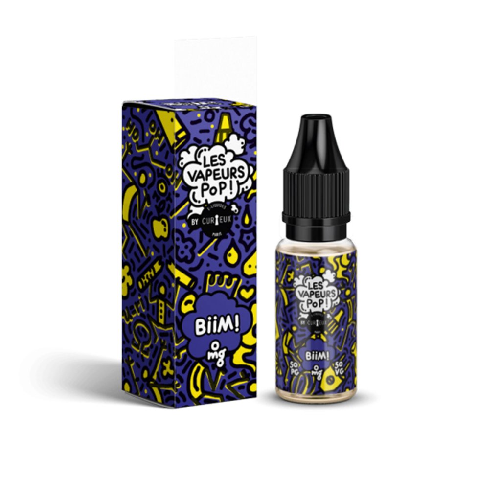 Biim! - LES VAPEURS POP CURIEUX - 10ml Biim! - LES VAPEURS POP CURIEUX - 10ml