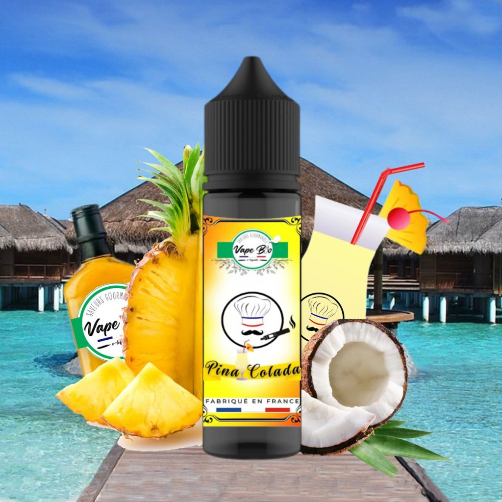 Piña colada - VAPE BIO 50ml sur www.plaisirdefumer.com