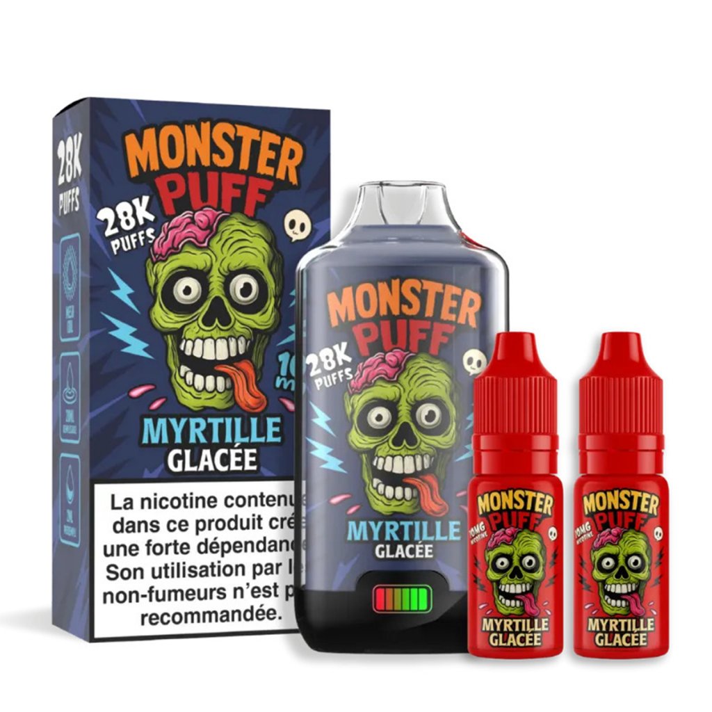 Myrtille glacée - Kit MONSTER PUFF 28K